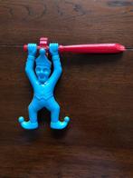vintage plastic jaren 60 fluit ratel Punch & Judy clown, Ophalen of Verzenden