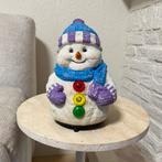 Vintage zingende rubberen sneeuwpop - Frosty the Snowman, Diversen, Kerst, Ophalen of Verzenden, Zo goed als nieuw