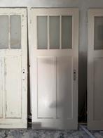 4 Originele jaren '30 paneeldeuren te koop, Ophalen, Gebruikt, 80 tot 100 cm, Binnendeur
