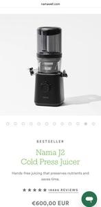 Nama J2 Cold Press Juicer, Ophalen of Verzenden, Nieuw, Elektrisch, Slowjuicer