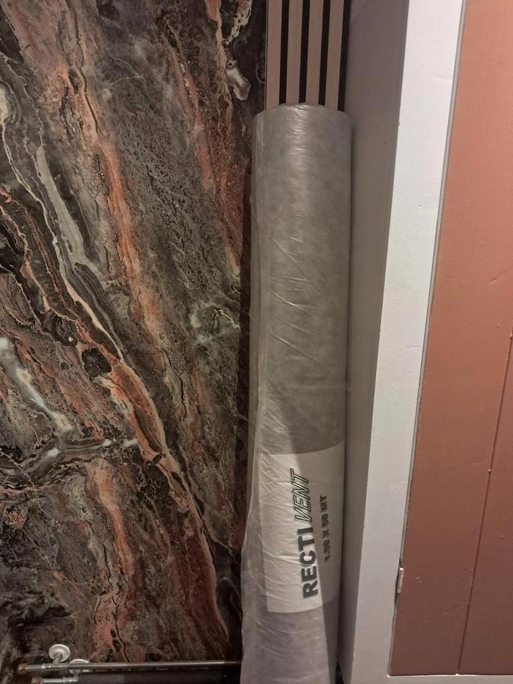 Dampdoorlatende folie voor dakisolatie, Doe-het-zelf en Verbouw, Isolatie en Afdichting, Nieuw, Dakisolatie, Overige materialen