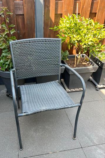 Tuinstoel /balkonstoel / stoel voor buiten Antraciet beschikbaar voor biedingen