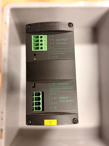 MURR ELEKTRONIK MSC20 voeding 24 VDC 20A 3fasen beschikbaar voor biedingen