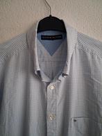 Tommy Hilfiger overhemd blauw geruit Maat XL, Kleding | Heren, Overhemden, Blauw, Tommy Hilfiger, Ophalen of Verzenden, Zo goed als nieuw