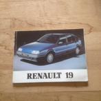 handleiding instructieboekje     Renault  19     1990     NL, Auto diversen, Handleidingen en Instructieboekjes, Ophalen of Verzenden