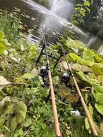 Tekoop mooie karperhengels, Watersport en Boten, Ophalen of Verzenden, Zo goed als nieuw