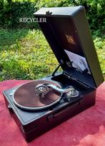 His Masters Voice 102 Opwind Koffer Grammofoon 78 toeren, Antiek en Kunst, Antiek | Tv's en Audio, Ophalen of Verzenden