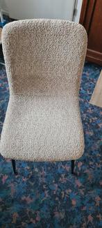 4  Stoelen met Zachte beige Bekleding, Ophalen, Gebruikt, Overige kleuren, Metaal