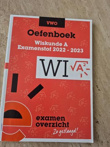 Examenoverzicht wiskunde A Vwo beschikbaar voor biedingen
