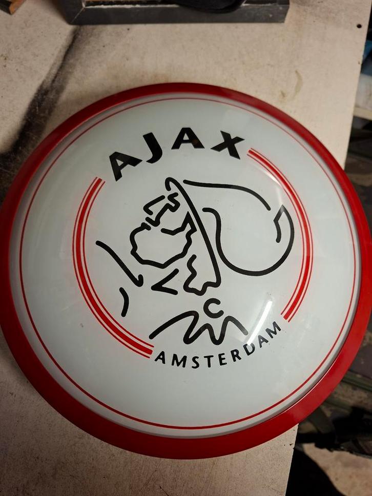 Ajax Plafondlamp - Uniek Item!, Huis en Inrichting, Lampen | Plafondlampen, Gebruikt, Glas, Metaal, Ophalen of Verzenden