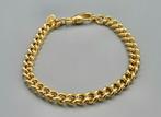 Goud op zilver gourmet schakel armband. 2025/594., ., Nieuw, Ophalen of Verzenden, .