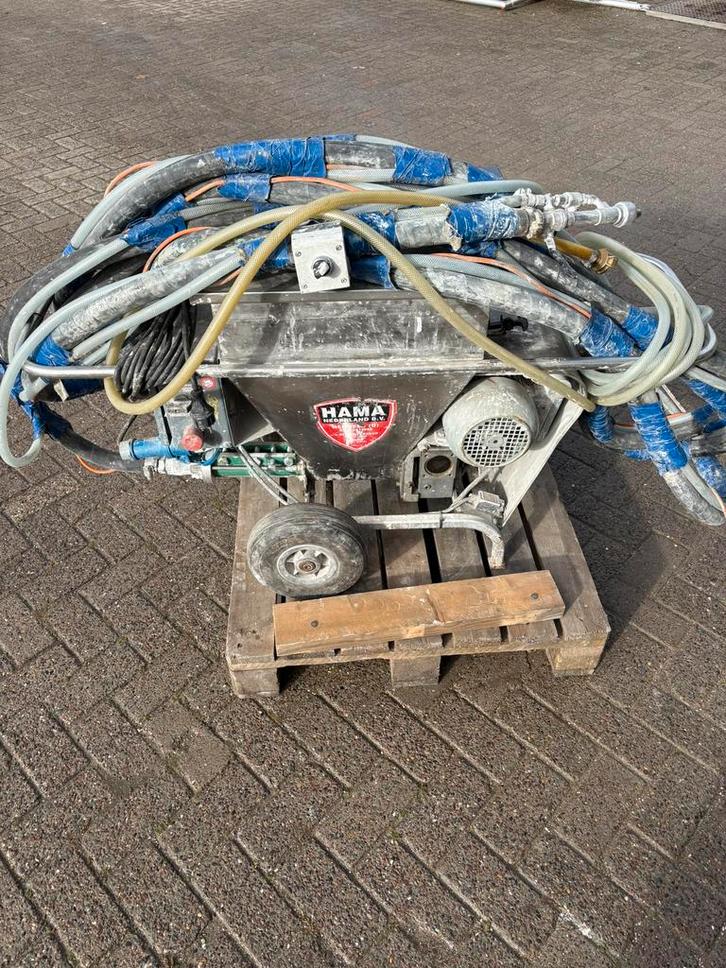 Spackspuit set : Hama mc3v  230v , H400 compressor, Doe-het-zelf en Verbouw, Gereedschap | Overige machines, Gebruikt, Ophalen