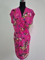 J599 - Fleurige roze Betty Barclay jurk maat 40 (1), Kleding | Dames, Maat 38/40 (M), Ophalen of Verzenden, Zo goed als nieuw