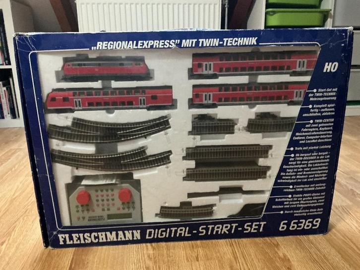 Digitale Fleischmann startset 66639 H0, Hobby en Vrije tijd, Modeltreinen | H0, Gebruikt, Treinset, Gelijkstroom, Fleischmann