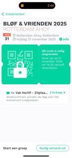 2 Tickets Blof en Vrienden vrijdag 21-11, Twee personen, November, Levenslied