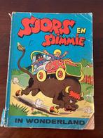 Sjors en Sjimmie in wonderland Frans Piët 1958, Gelezen, Eén stripboek, Ophalen of Verzenden, Frans Piët