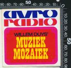 Sticker: Avro - Muziek Mozaiek, Ophalen of Verzenden, Zo goed als nieuw, Film, Tv of Omroep