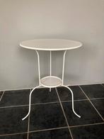 IKEA Lindsved Bijzettafel - Wit - Gratis Afhalen!, Ophalen, Minder dan 55 cm, Gebruikt, Metaal of Aluminium
