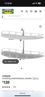 Ikea hoekkast element Utrusta uitrekbaar ruimtebesparend, Ophalen, 50 tot 100 cm, Zo goed als nieuw, Minder dan 100 cm