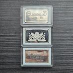 3 x 1 ounce zilverbaar schöne, Postzegels en Munten, Edelmetalen en Baren, Ophalen of Verzenden, Zilver