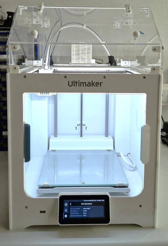 Ultimaker S3 P prof 3D printer + cover + filam. NIEUWSTAAT !, Computers en Software, 3D Printers, Zo goed als nieuw, Ingebouwde Wi-Fi