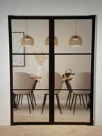 Dubbele taatsdeur, 3 vaks, zwart Ral 9005, 2176x820 per deur, Doe-het-zelf en Verbouw, Deuren en Horren, Ophalen, 80 tot 100 cm