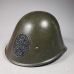 Nederlandse helm kaptein spoorwegtroepen wo2 ww2, Ophalen of Verzenden, Landmacht, Nederland, Helm of Baret