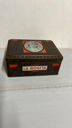 Vintage La Rosite Amarillo Sigaren blikje, Verzamelen, Blikken, Ophalen of Verzenden, Gebruikt, Overige