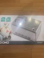 NEW DOMO DO9201I IJsmachine IJsmaker Zelf Vriezend 2L - RVS, Ophalen of Verzenden, Nieuw