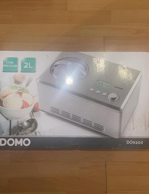 NEW DOMO DO9201I IJsmachine IJsmaker Zelf Vriezend 2L - RVS, Witgoed en Apparatuur, IJsmachines, Nieuw, Ophalen of Verzenden