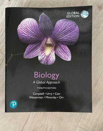 Biology a global approach twelfth edition beschikbaar voor biedingen