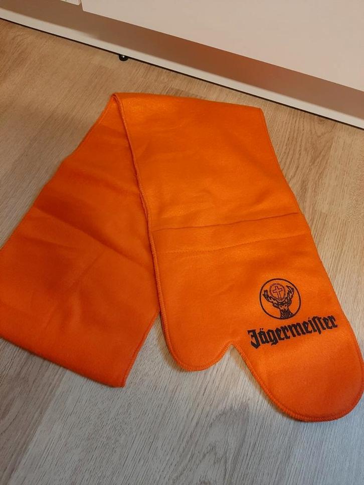 Jagermeister sjaal met handschoenen eraan vast, Verzamelen, Merken en Reclamevoorwerpen, Ophalen of Verzenden