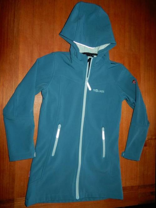 Trollkids Lillesand tussenjas /  softshelljas  / jas 140, Kinderen en Baby's, Kinderkleding | Maat 140, Gebruikt, Meisje, Jas