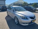 Mazda 3 1.6 Sport  trekhaak  van 1e eigenaar, Auto's, Te koop, Huisgarantie, Zilver of Grijs, 5 stoelen