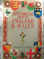 historische kaart van Engeland en Wales nr UU 495, Boeken, Atlassen en Landkaarten, Gelezen, Verenigd Koninkrijk, Verzenden, Bullock