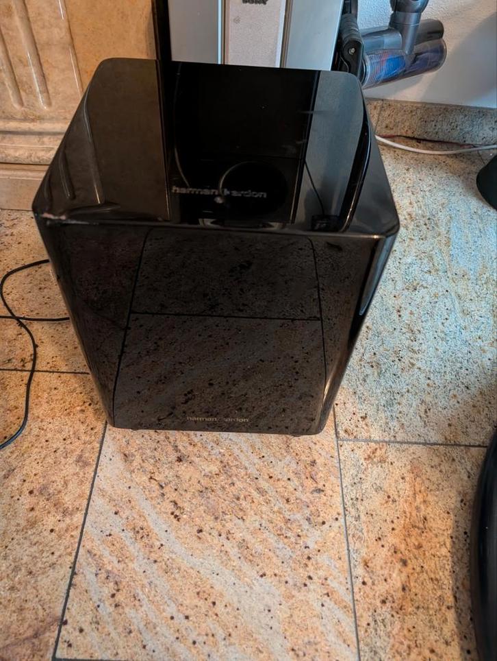Harman Kardon Home Cinema Set + 2 Subwoofers, Audio, Tv en Foto, Luidsprekers, Gebruikt, Complete surroundset, 120 watt of meer
