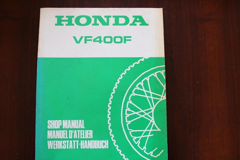 Honda VF400F 1983 motorcycle shop manual VF 400 F, Ophalen of Verzenden, Honda