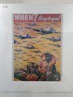 Canadese anti-duitse propaganda poster, Ophalen of Verzenden, Luchtmacht, Overige gebieden, Foto of Poster