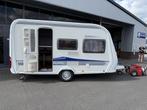 Hobby De Luxe 400 SF Bed + Zit Wc 1e Eigenaar ! Bovag 2025 !, Caravans en Kamperen, Caravans, Schokbreker, Hobby, Bedrijf, Treinzit