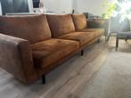 4-sits bank - cognac - Leen Bakker - bank Collin, Huis en Inrichting, Banken | Bankstellen, 250 tot 300 cm, Gebruikt, 75 tot 100 cm
