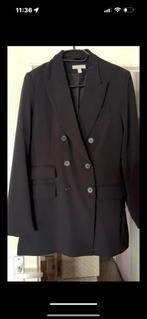 Super chique blazer colbert zwart 38 h&m double breasted, Kleding | Dames, Jasjes, Kostuums en Pakken, Maat 38/40 (M), H&M, Zwart