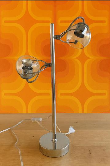 ETH Vetro 70s Eyeball Tafellamp – Chroom - glas beschikbaar voor biedingen