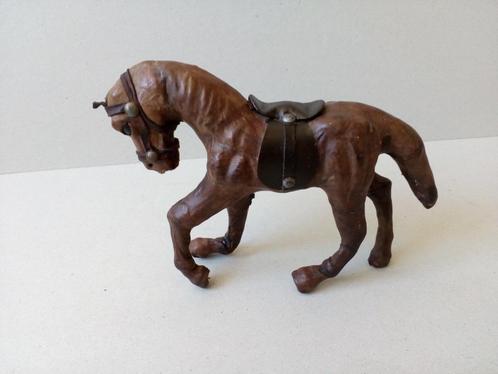Oud paardje van leer.Decoratie., Antiek en Kunst, Curiosa en Brocante, Ophalen of Verzenden