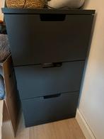 Ikea ladenkast Nordli Zwart, Huis en Inrichting, Ophalen, Zo goed als nieuw