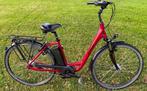 Kalkhoff Elektrische Damesfiets Rood maat 46cm, Fietsen en Brommers, Elektrische fietsen, Overige merken, Gebruikt, 50 km per accu of meer