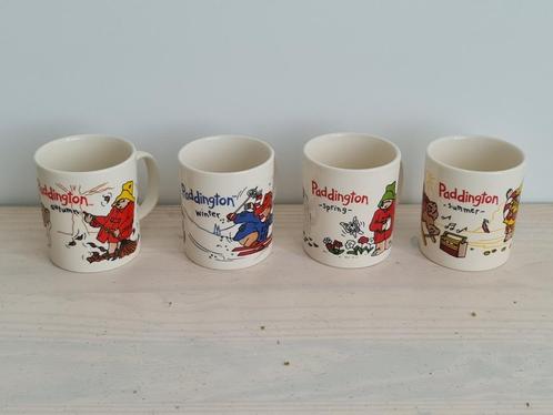4 Beertje Paddington Seizoensmokken - Jaren '90, Huis en Inrichting, Keuken | Servies, Gebruikt, Kop(pen) en/of Schotel(s), Overige stijlen