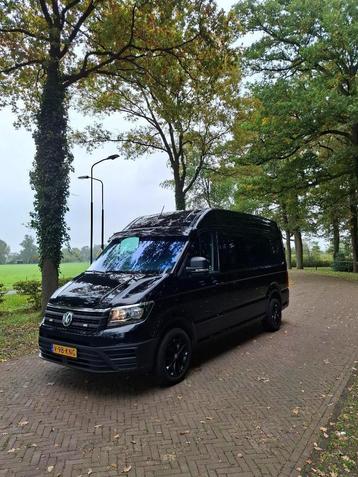Volkswagen Crafter 2019 Zwart 145635Km airco Ex btw beschikbaar voor biedingen