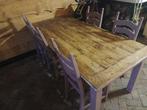 Tafel, Gebruikt, 200 cm of meer, Vijf personen of meer, Rechthoekig