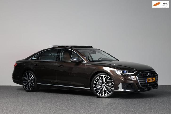 Audi S8 4.0 TFSI Quattro 571+PK BTW/ACHTERASBEST/KERAMISCH/B, Auto's, Audi, Bedrijf, Te koop, S8, 360° camera, 4x4, ABS, Achteruitrijcamera