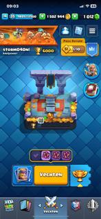 6k  CLASH ROYALE ACCOUNT FOR SALE 1.5m COISN 1k GEMS, Spelcomputers en Games, Games | Atari, 1 speler, Ophalen of Verzenden, Zo goed als nieuw